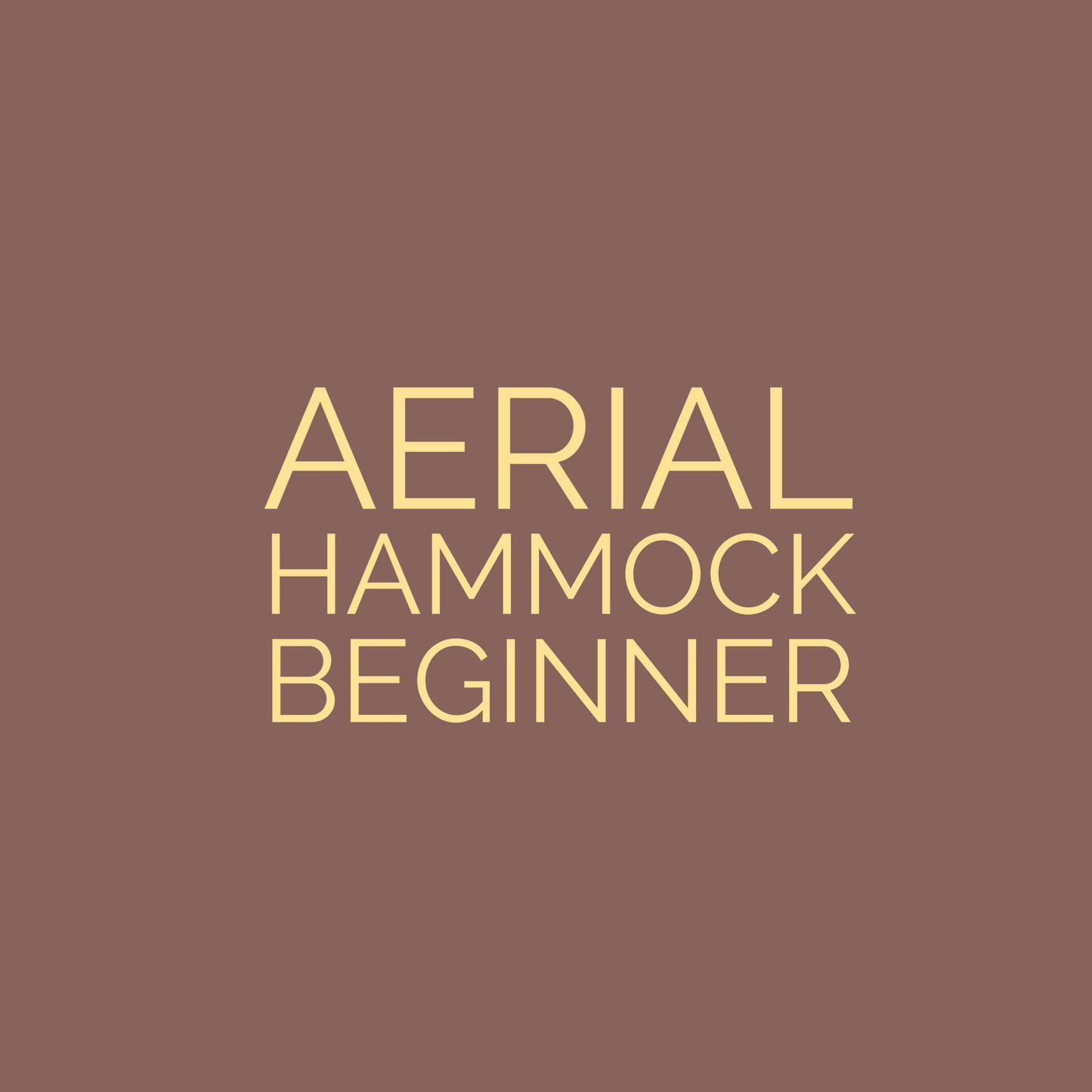 Hammock Beginner - Feb 2024